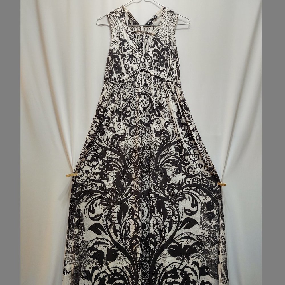 Apt. 9 Floral Pattern Silky Smooth Maxi Dress